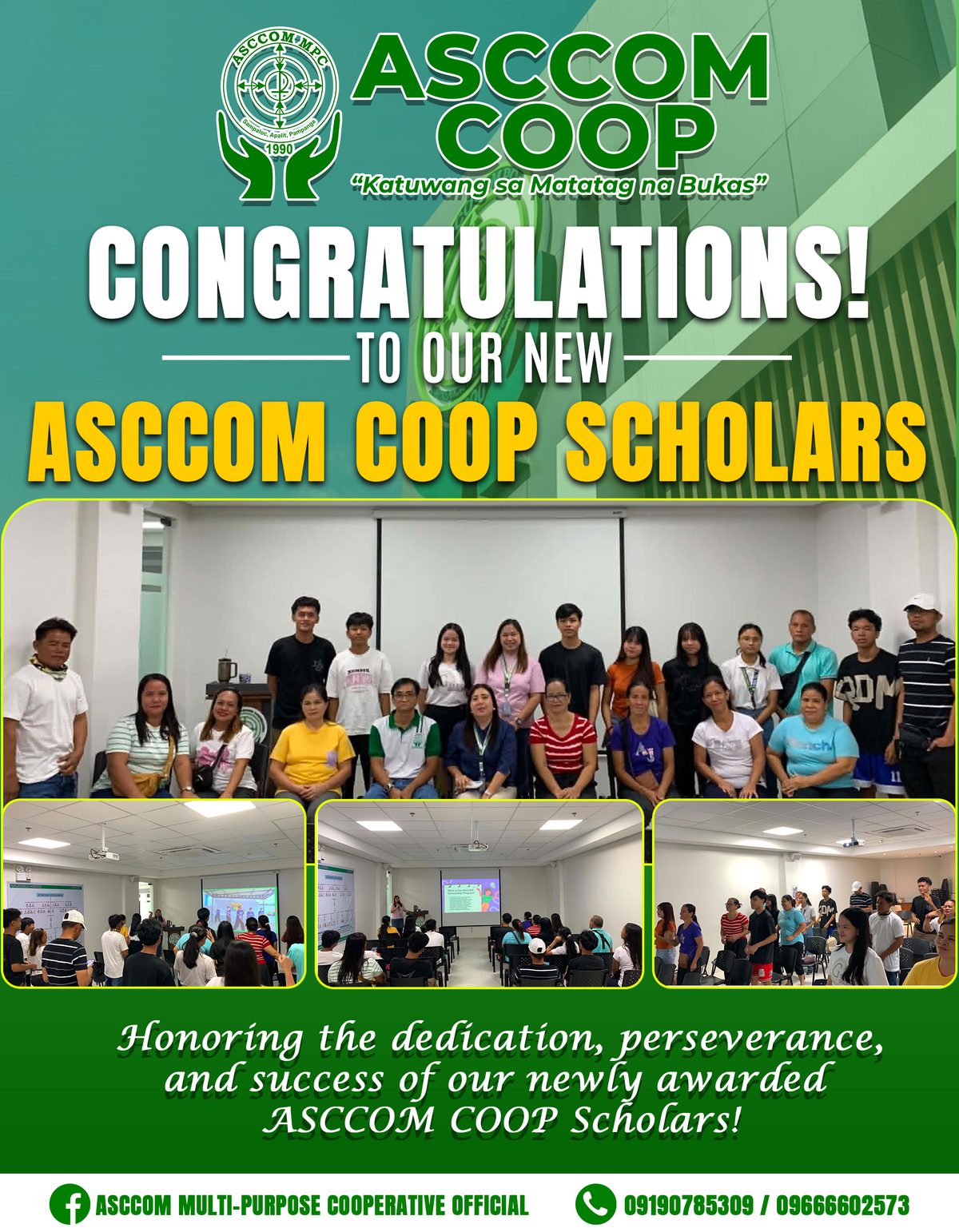 ASCCOM College Scholars Announcement